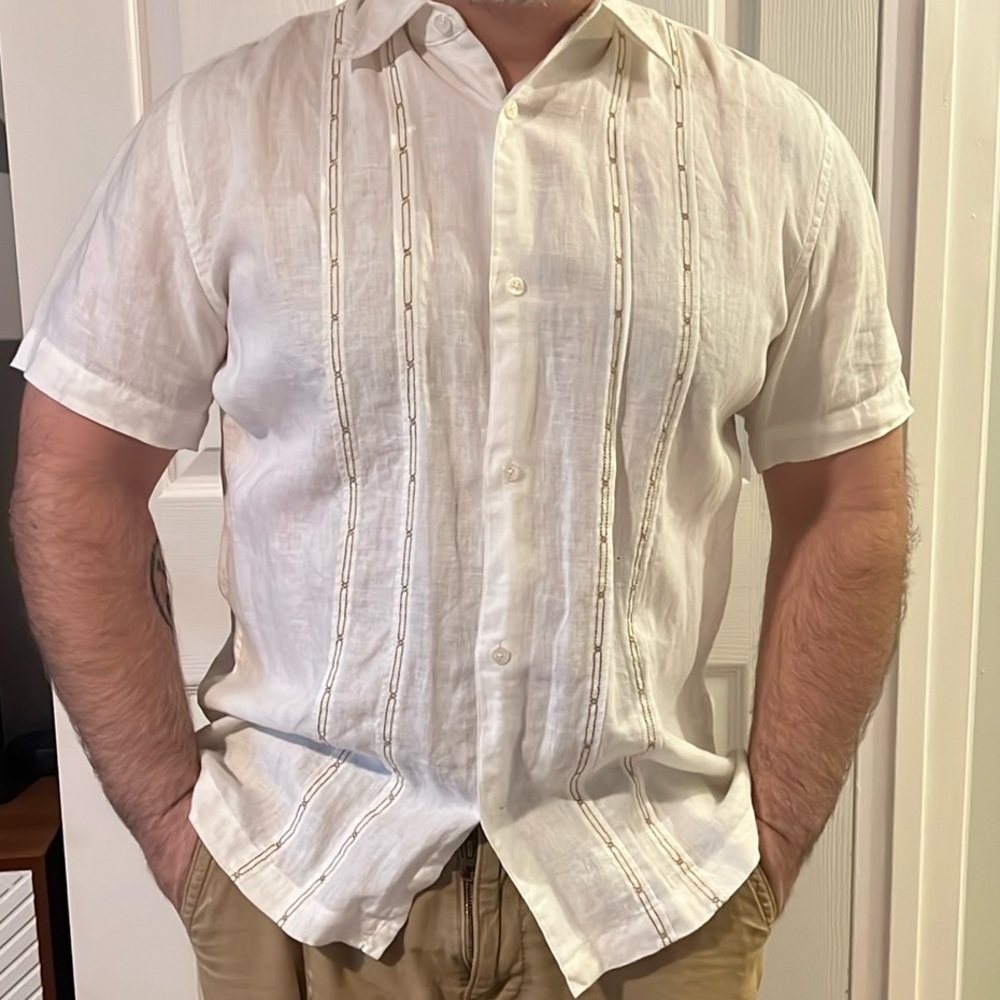 Claiborne by John Bartlett linen shirt